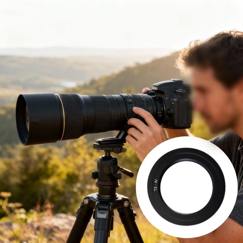 DUZEPA T2-AI M42 Thread Lens Adapter Ring Compatible with F