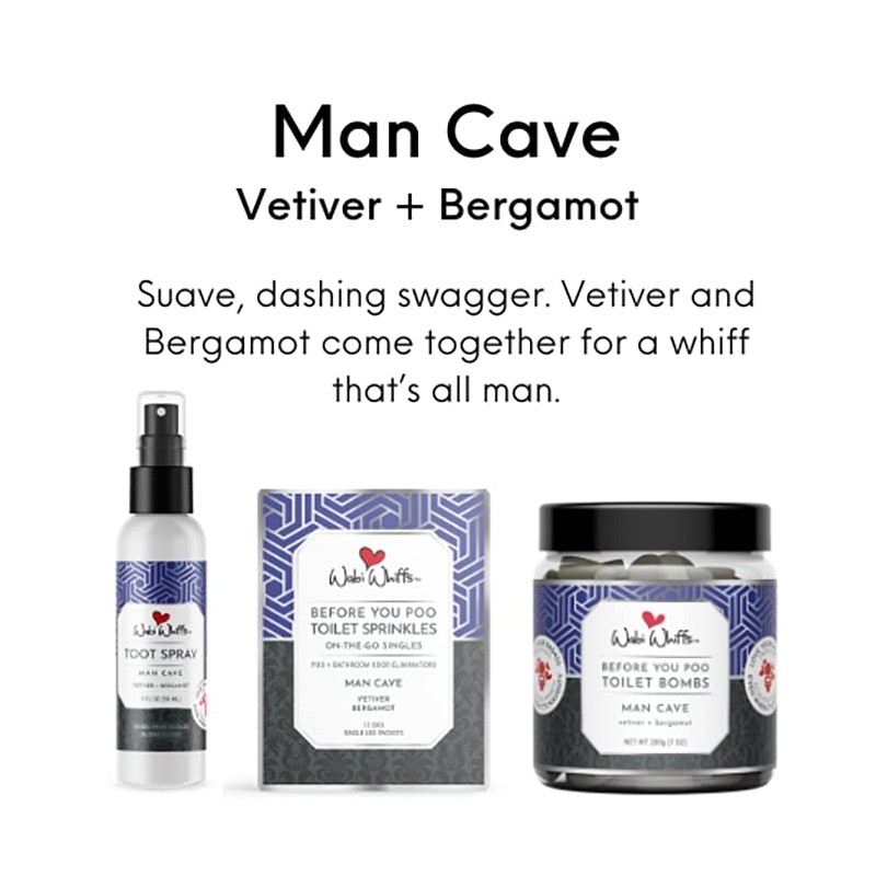 Wabi Whiffs Fizzing Toilet Bombs (Man Cave)