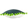 Divine Home Infinity Solids Outdoor Pillow, Green, 12" x 20"
