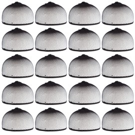 BetterJonny Black Wig Net, Set of 20, Tubular Wig Cap, Mesh, Men's, Unisex, Black, Hair Net, Painless, Hair Bundle, Net, One Size Fits All