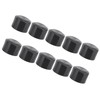 10PCS Motorcycle Head Bolt Cover Black Flat CNC Aluminum Engine