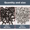 Zmbroll Hard Drive Screw Computer PC Case Screws KM6#-32 Flat