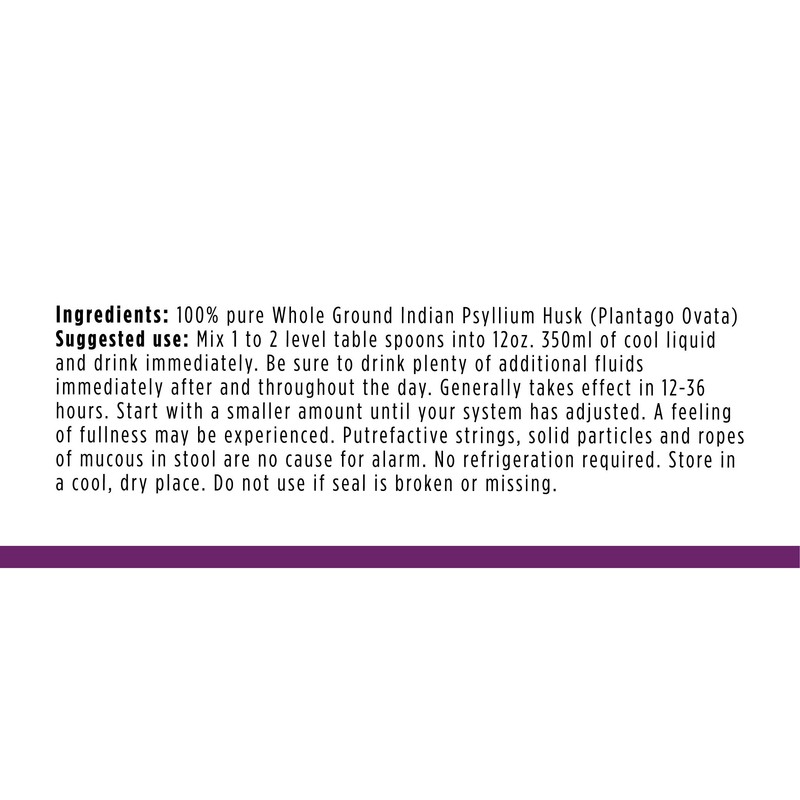Fiberlife Whole Ground Psyllium Husk, 285gm