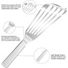KSENDALO 2Pack Fish Spatula Flexible Metal Spatula Flipper with Thin