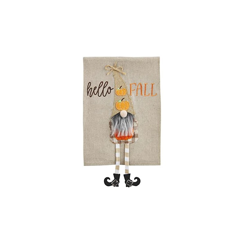 Mud Pie Gnome Fall Towel, Hello Small