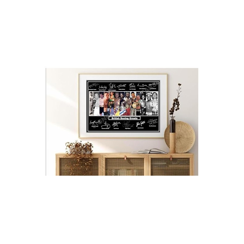 SIGNED BY THE STARS Stunning Quality All Time British Boxing