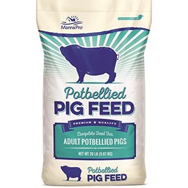 Manna Pro 1000644 Potbellied Pig Small Animal Food, Medium/20 lb