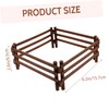 Alasum 2Pcs Mini Fence - Mini Animals Fence Mini Farm