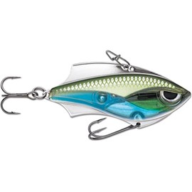 Rapala - Fishing Lure Rap-V Blade - Fishing Tackle With Plastic/Metal Construction - Variable Swimming Depth - Size 5 Cm / 10G - Musk Back Shiner
