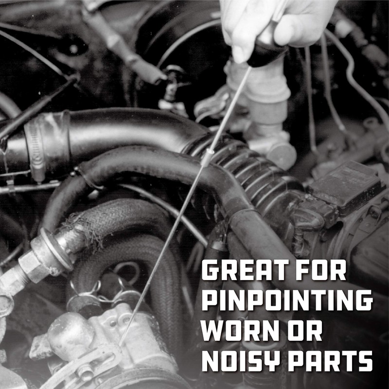 Powerbuilt Automotive Mechanic's Stethoscope Engine Diagnostic Tool, Engine Issue Detection