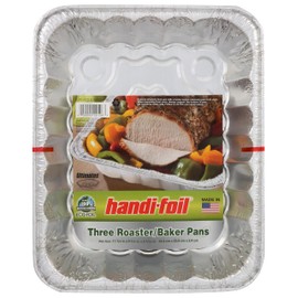 HANDI FOIL Pan Ultra Roaster Baker, 3 CT