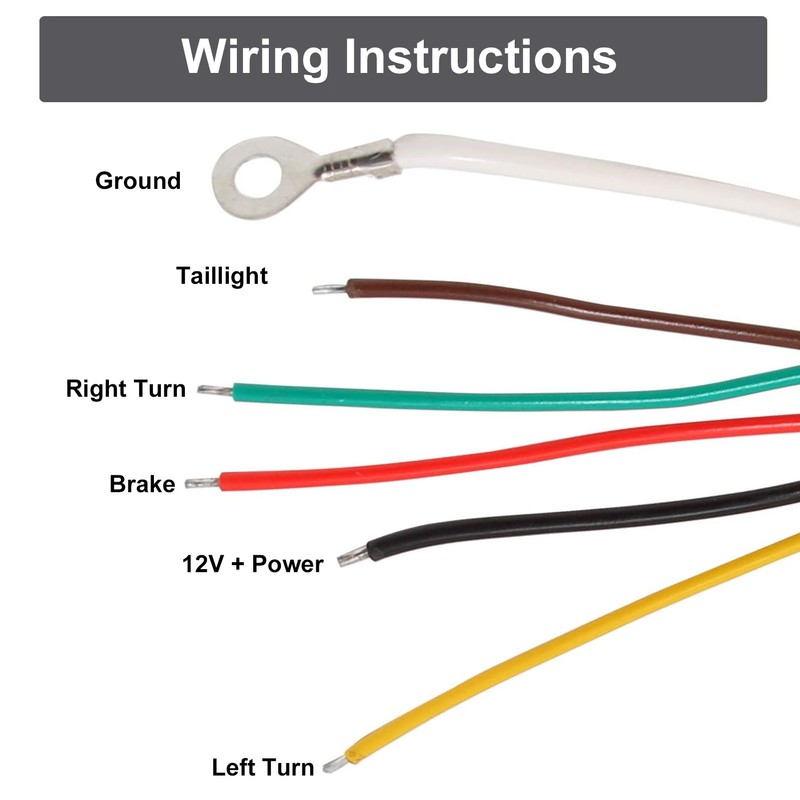 Trailer Wiring Converter Powered 3 to 2 Wire Trailer Tail