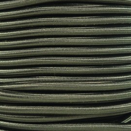 Paracord Planet | 1/4 Inch Elastic Shock Bungee Cord Nylon Crafting Stretch String Rope | Made in The USA | Olive Drab, 50 Feet