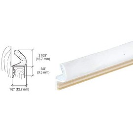82" White Foam-Tite Weatherseal - Pack of 10
