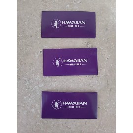 (3 Packs) Hawaiian Airlines In Flight Meal Salt & Pepper Packs 2001-2017 Pualani