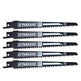 Wood Saw Blade Set Replacement Saw Blades for Sawing Wood, Plastic and Plaster Cardboard (HCS 150/18 TPI) for Parkside 4-in-1 Combination Device PKGA 14.4 A1 - LIDL IAN 110037