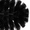 Relaxdays Toilet Brushes, 80% plastic 20% stainless steel, Black, 35