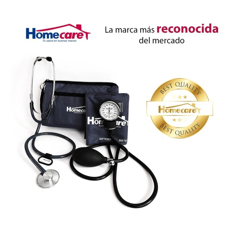 Kit Baumanometro Aneroide Manual Con Estetoscopio Y Maletin