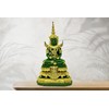 BUDDHO Emerald Buddha Statue 6" H. Knee to Knee 2