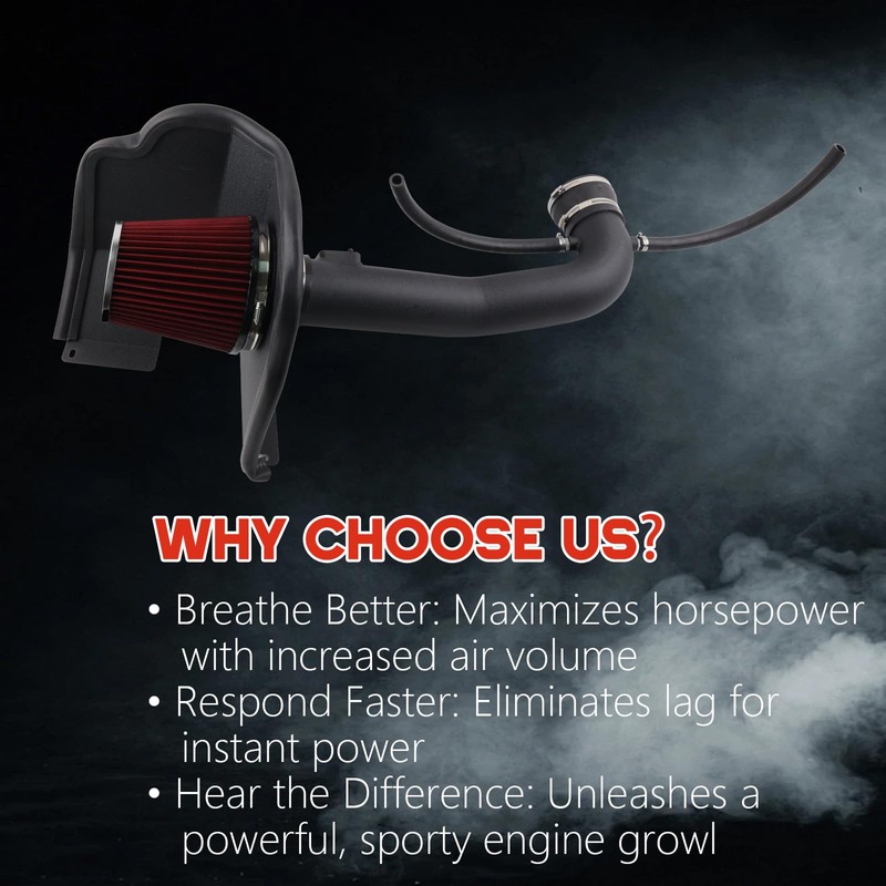 Cold Air Intake System Heat Shield Compatible with 2014 2015