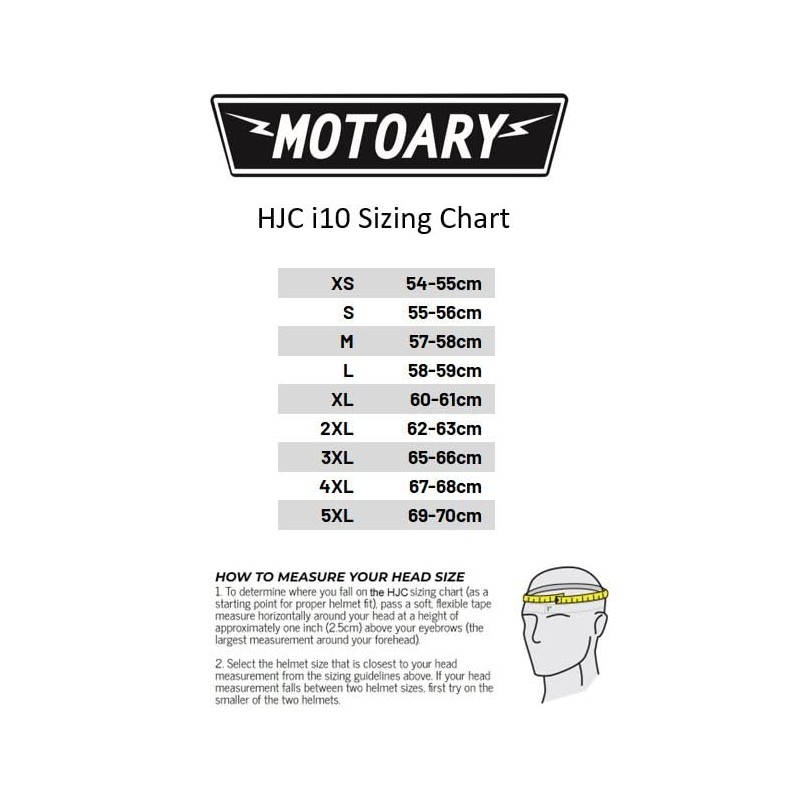 HJC Helmets i10 Robust MC3HSF Yellow XL