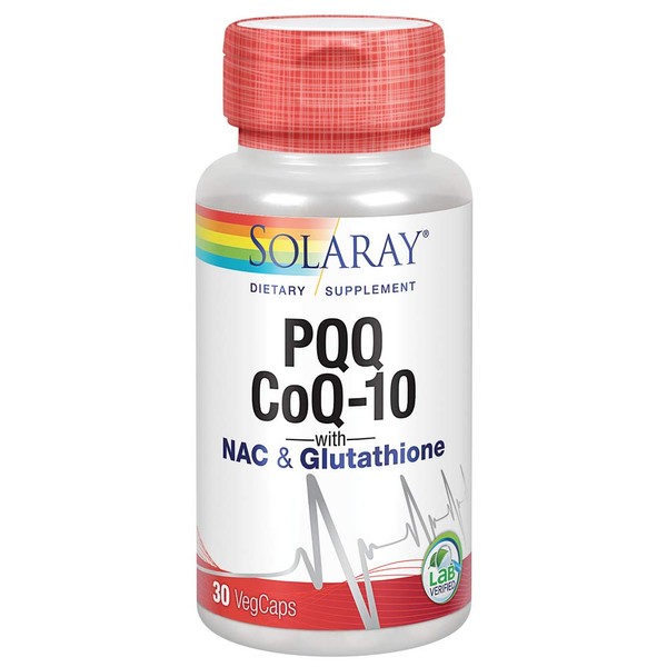Solaray PQQ CoQ10, Heart Health Support, 30ct
