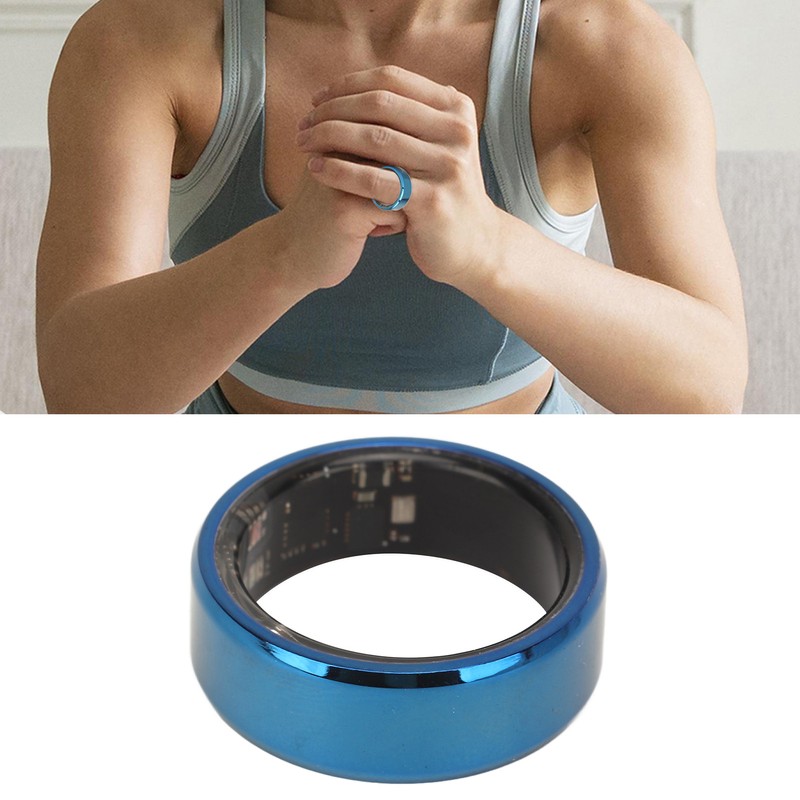 Smart Ring Health Tracker Ceramic Stainless Steel Sleep Monitoring Camera