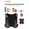 UTOBEST Running Vest Reflective Hydration Backpack with 500ml Water Bottles