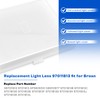 prime&swift S97011813 Light Lens fit for Broan,Bathroom Light Cover Replacement