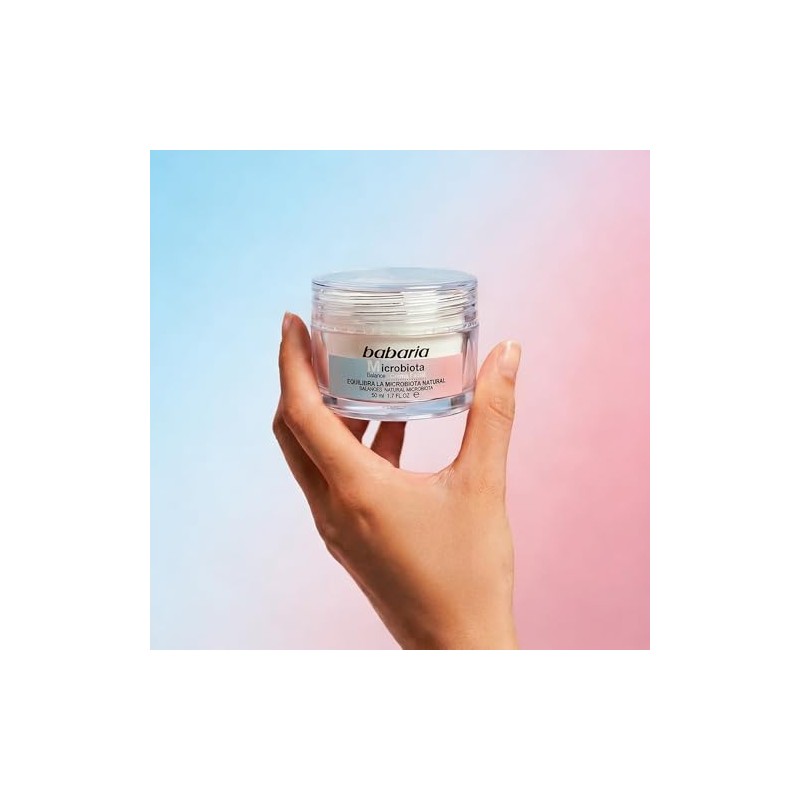 Babaria - Crema Hidratante Facial Microbiota con Activo Prebiótico y
