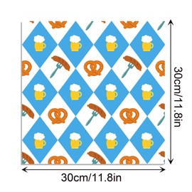 JOINFANXIN 24 PCS Oktoberfest Scrapbook Paper Pad, Oktoberfest Double Sided Craft Decorative Paper for DIY Art Craft Card Making Scrapbook Album Decoration
