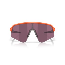 Oakley Men's OO9465 Sutro Lite Sweep Rectangular Sunglasses, Matte Neon Orange/Prizm Road Black, 39 mm