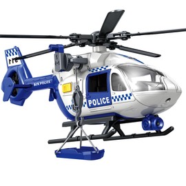 Wenbeier Police Helicopter Toys for Boys with Hanging Basket Toy Airplane Army Toys with Lights and Sound Rescue Vehicles Toys for Kids Aged 3 4 5 6 7