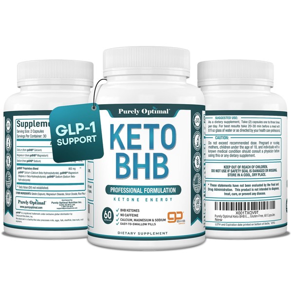 Purely Optimal Purely Optimal Keto BHB Exogenous Ketones Supplement -