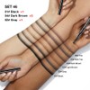 5 Pcs Dual-Sided Auto-rotate Ultra-Fine Tip Eye Brow Pencils Pack,Draws