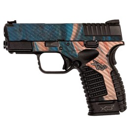 MightySkins Carbon Fiber Skin Compatible with Springfield XDS 3.3 - Sea Dunes | Protective, Durable Textured Carbon Fiber Finish | Easy to Apply, Remove, and Change Styles | Made in The USA