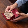 Diablo KA-516 Men's Wallet Compact Trifold Leather Box Shape Coin