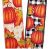 2 1/2" X 10 Yards Pumpkins On Gingham Wired Ribbon-