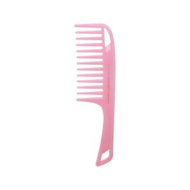 Cricket Ultra Smooth Coconut Hair Pick Comb - Infused with Coconut Oil & Keratin for Frizz-Free Shine, Volume Boost, and Gentle Detangling – Ideal for Curly, Thick, and Textured Hair - Pink