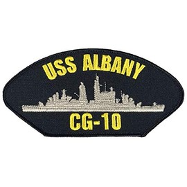 EC USS Albany CG-10 Ship Patch - Great Color - Veteran Owned Business