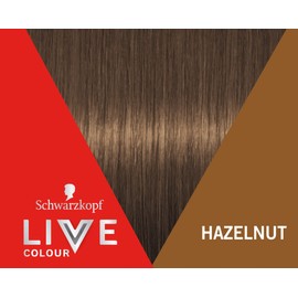 Schwarzkopf LIVE Colour Hazelnut, Semi-permanent hair colour, lasts up to 12 washes