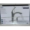 KOHLER Mistos Single-Handle Pull-Out Sprayer Kitchen Faucet In Stainless Steel