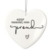 Keep Making Him Proud Memorial Ornament – Heartfelt Remembrance Gift