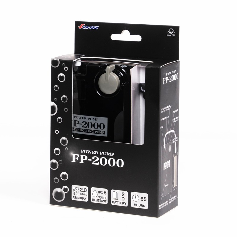 Tomiji Lantern Power Pump, FP-2000, Black, Approx. 3.1 x 5.8