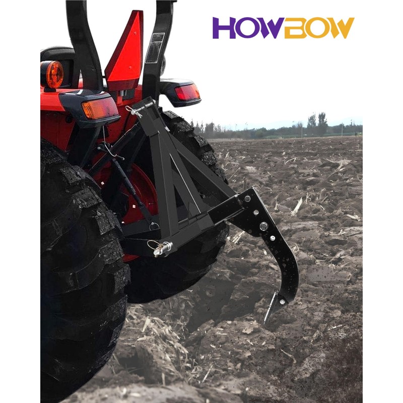 Hitch Mounted Trencher Fits 3 Point Hitch, Heavy Duty Subsoiler,