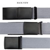 Gelante Fully Adjustable Canvas Web Belt with Black Flip Top