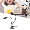 LED Table Lamp, Clip On Desk Light, Two E27/E26 Socket