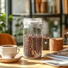 ComSaf Glass Jars with Airtight Lid Set of 3, Mason