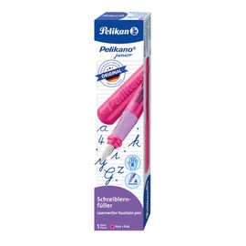 Pelikan Pelikano Junior 824828 Fountain Pen for Right-Handed Users, Pink, Nib A