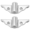 2Pcs Boat Rowlock Socket 1/2in Hole 316 Cast Stainless Steel